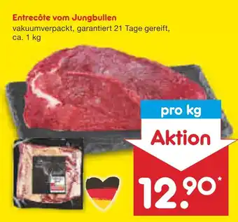 Netto Marken-Discount Entrecôte vom jungbullen Angebot