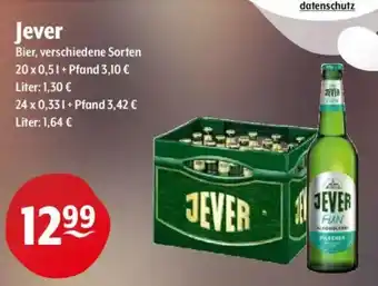 Trink und Spare JEVER V Bier Angebot