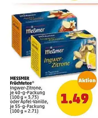 PENNY Messmer Früchtetee Angebot