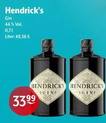 Trink und Spare Hendrick's Gin Angebot