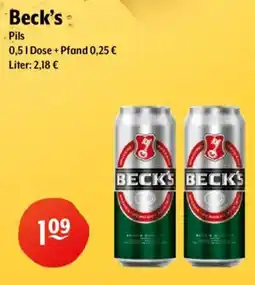 Trink und Spare Beck's Angebot