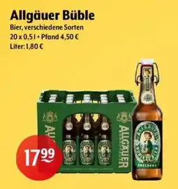 Trink und Spare Allgäuer Büble Bier Angebot