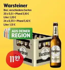 Trink und Spare Warsteiner Bier Angebot