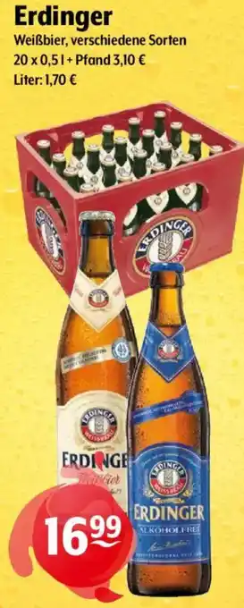 Trink und Spare Erdinger Weißbier Angebot