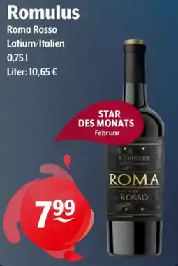 Trink und Spare Romulus Roma Rosso Angebot