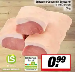 L. STROETMANN GROSSMARKT Schweinerücken mit Schwarte Angebot