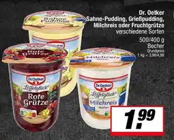 L. STROETMANN GROSSMARKT Dr. Oetker Sahne-Pudding, Grießpudding, Milchreis oder Fruchtgrütze Angebot