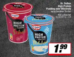 L. STROETMANN GROSSMARKT Dr. Oetker High Protein Pudding oder Milchreis Angebot