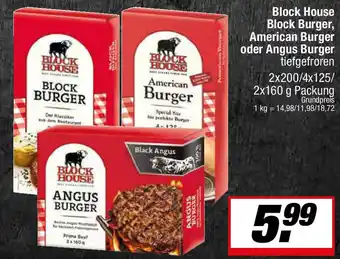 L. STROETMANN GROSSMARKT Block House Block Burger, American Burger oder Angus Burger Angebot