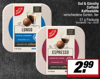 L. STROETMANN GROSSMARKT Gut & Günstig CoffeeB Kaffeebälle Angebot