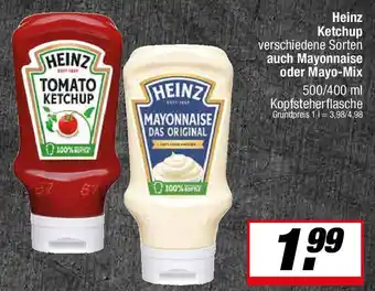 L. STROETMANN GROSSMARKT Heinz Ketchup auch Mayonnaise oder Mayo-Mix Angebot