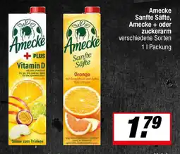 L. STROETMANN GROSSMARKT Amecke Sanfte Säfte, Amecke + oder zuckerarm Angebot