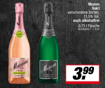 L. STROETMANN GROSSMARKT Mumm Sekt Angebot