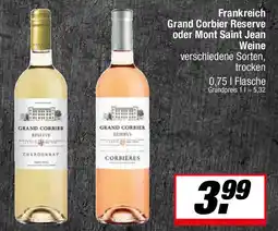 L. STROETMANN GROSSMARKT Frankreich Grand Corbier Reserve oder Mont Saint Jean Weine Angebot