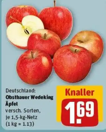 REWE Obstbauer Wedeking Äpfel Angebot