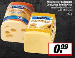 L. STROETMANN GROSSMARKT Milram oder Burlander Deutscher Schnittkäse Angebot