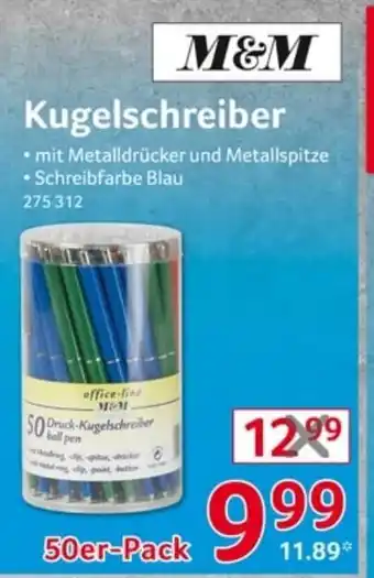 Selgros M&M Kugelschreiber Angebot