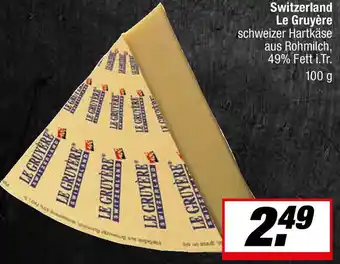 L. STROETMANN GROSSMARKT Switzerland Le Gruyère Angebot