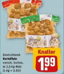 REWE Deutschland: Kartoffeln Angebot