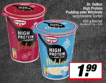 L. STROETMANN GROSSMARKT Dr. Oetker High Protein Pudding oder Milchreis Angebot