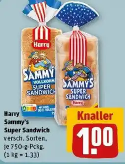 REWE Harry Sammy's Super Sandwich Angebot