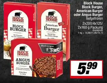 L. STROETMANN GROSSMARKT Block Burger, American Burger oder Angus Burger Angebot