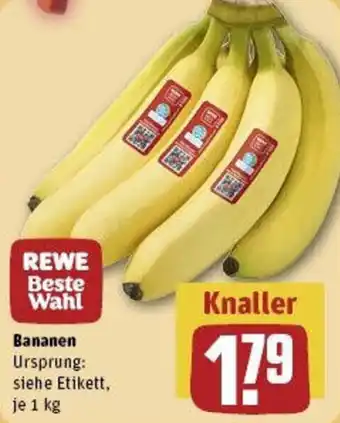 REWE REWE Beste Wahl Bananen Angebot