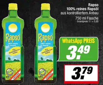 L. STROETMANN GROSSMARKT Rapso 100% reines Rapsöl Angebot