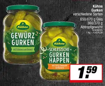 L. STROETMANN GROSSMARKT Kühne Gurken Angebot