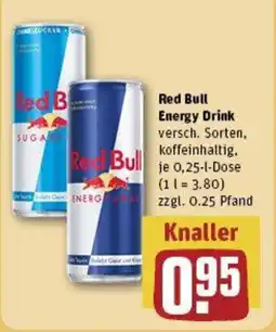 REWE Red Bull Energy Drink Angebot