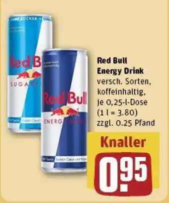 REWE Red Bull Energy Drink Angebot