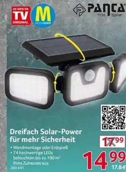 Selgros PANCA Dreifach Solar-Power für mehr Sicherheit Angebot