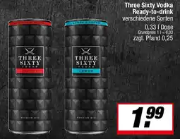 L. STROETMANN GROSSMARKT Three Sixty Vodka Ready-to-drink Angebot