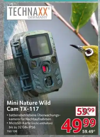 Selgros TECHNAXX Mini Nature Wild Cam TX-117 Angebot