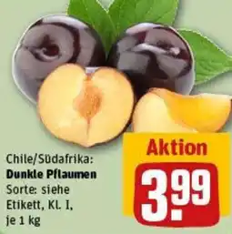 REWE Dunkle Pflaumen Angebot