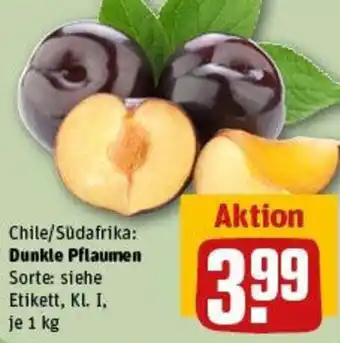 REWE Dunkle Pflaumen Angebot