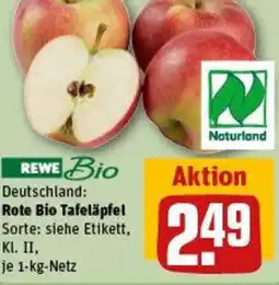 REWE REWE Bio Rote Bio Tafeläpfel Angebot