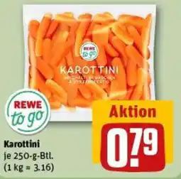 REWE 1 to go Karottini Angebot