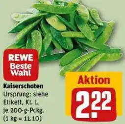 REWE REWE Beste Wahl Kaiserschoten Angebot