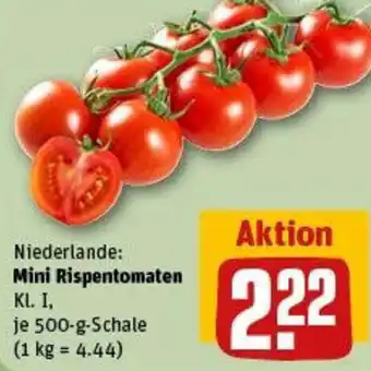 REWE Mini Rispentomaten Angebot