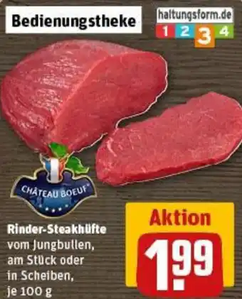 REWE CHATEAU BOEUF Rinder-Steakhüfte Angebot