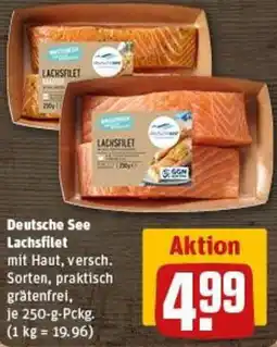 REWE Deutsche See Lachsfilet Angebot