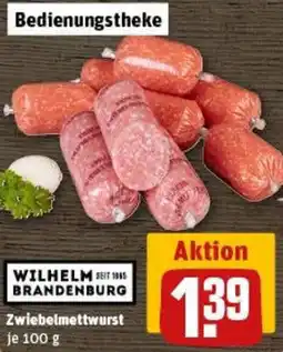 REWE Zwiebelmettwurst Angebot