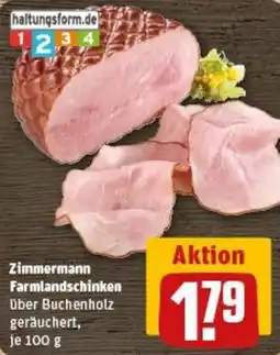 REWE Zimmermann Farmlandschinken Angebot