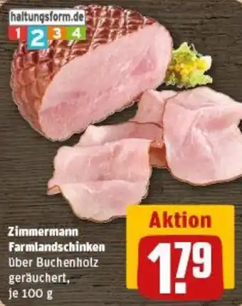 REWE Zimmermann Farmlandschinken Angebot