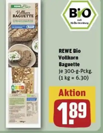 REWE REWE Bio Vollkorn Baguette Angebot