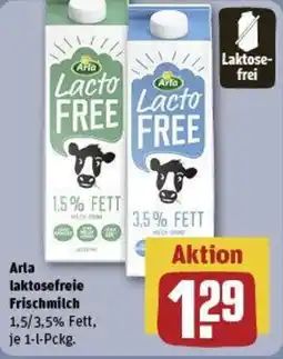 REWE Arla laktosefreie Frischmilch Angebot