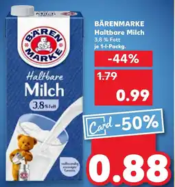 Kaufland BÄRENMARKE Haltbare Milch Angebot