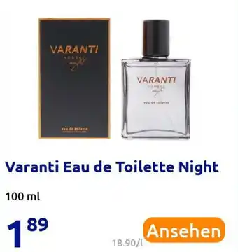 Action Varanti Eau de Toilette Night 100ml Angebot