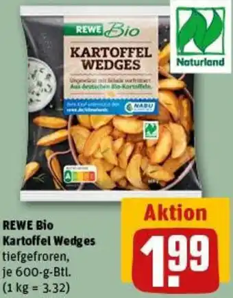 REWE REWE Bio Kartoffel Wedges Angebot